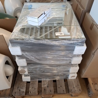 4x  Spiegelkast antraciet