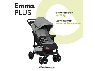 Lionelo Emma Buggy  Lichtgewicht Grijs