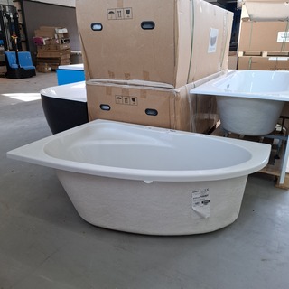 Ligbad Riho, Lyra, glans wit