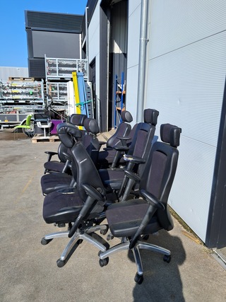 (NS materiaal) 7x diverse bureaustoel, O.a Könic