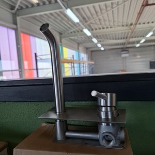 Wastafelkraan TA Design, rvs geborsteld