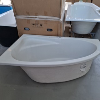 Ligbad Riho, Lyra, glans wit