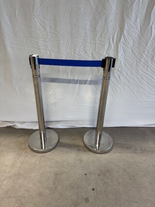 2x Afzetpaal, Xonni, zilver