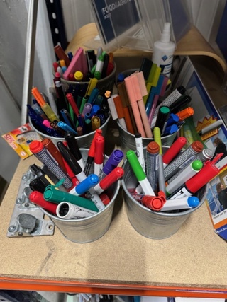 Partij kantoorbenodigdheden