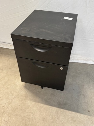 Ladenblok, zwart, verrijdbaar