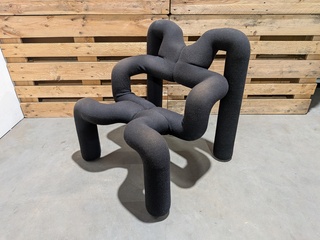 4x Design stoel, Varier, Ekstrem, KNIT 009 Black