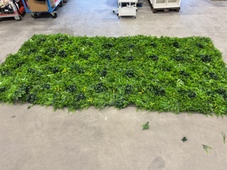 Ca. 10m2 Kunsthaag, groen