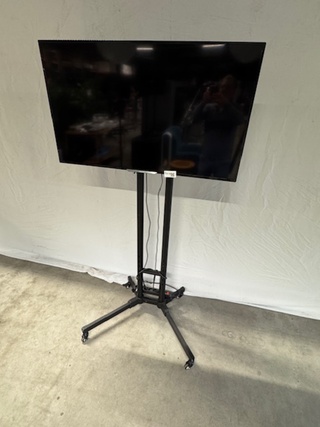 Televisie Philips, 48PFK5509/121, op verrijdbare tv-standaard