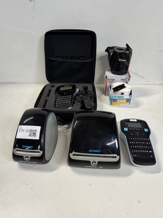 4x Labelprinter Dymo, Labelmanager en Labelwriter