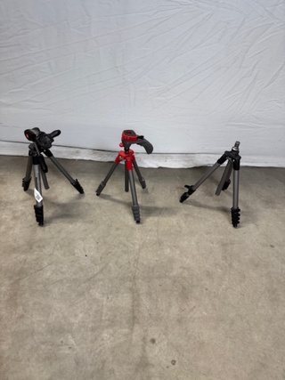 3x Statief Manfrotto
