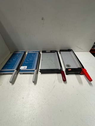4x Snijmachine Dahle, Olympia en Staples, 502