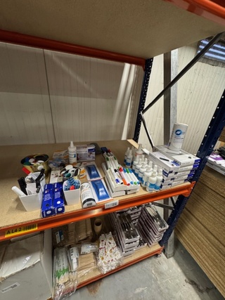 Partij kantoorbenodigdheden voor whiteboards