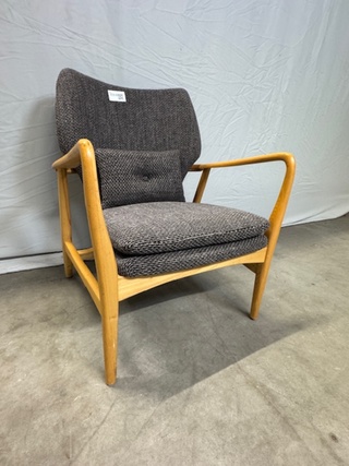 Fauteuil Polspotten, Peggy, grijs, design