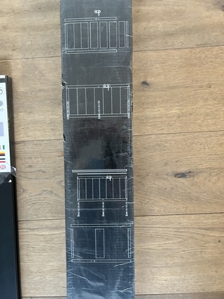 Tuindeur installatie set Elements, Zwart