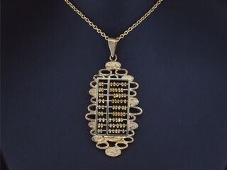 Gouden hanger, excl. ketting