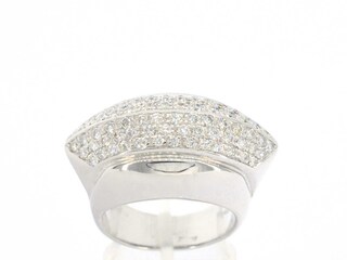 Designer ring van goud met diamanten