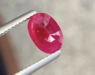 Natuurlijke Robijn – Burma (Myanmar) | 1.63ct, Roze / Rood