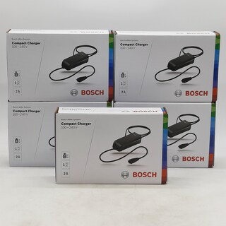 5x Acculader t.b.v fietsaccu, Bosch, Compact Charger 100-240V