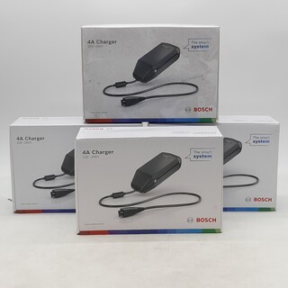 4x Acculader t.b.v fietsaccu, Bosch, 4A Charger