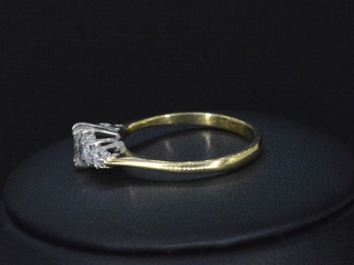 Gouden ring met diamanten