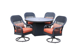 Diningset VONATO, Solaro, antraciet