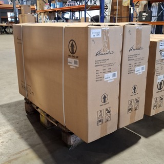 2x Elektrische sfeerhaard, Remii, BI-40-SLIM, Zwart, 2015