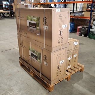 2x Elektrische sfeerhaard, Remii, SYM-42-XT, Zwart, 2017