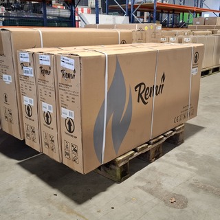 3x Elektrische sfeerhaard Remii, 102745-XS, Zwart, 2018