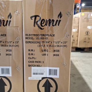 Elektrische sfeerhaard, Remii, 102765-XS, Zwart, 2017