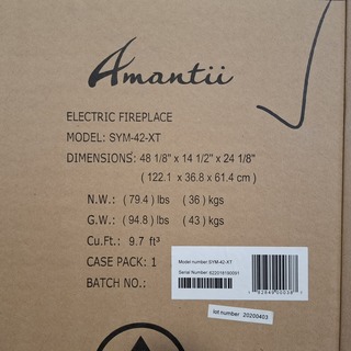 Elektrische sfeerhaard, Remii, SYM-42-XT, Zwart, 2017