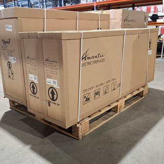 2x Elektrische sfeerhaard Remii, WM-FM-48-5823-BG, Zwart, 2017