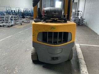 Heftruck Hyster, S7.0FT, geel, bouwjaar 2010, gas