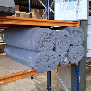 6x Rol Stof voor zomerdekens | 100% katoen, Antraciet