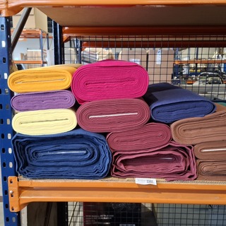 17x Rol Zomerflanel in uni kleuren