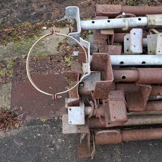 Partij bouwstempels in transportbok