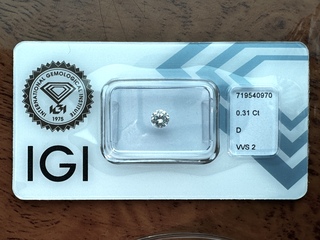 Diamant – 0.31 carat natuurlijke Starcut Briljant geslepen diamant (ge