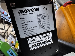 Elektro trekker Movexx, T1500, groen, bouwjaar 2018