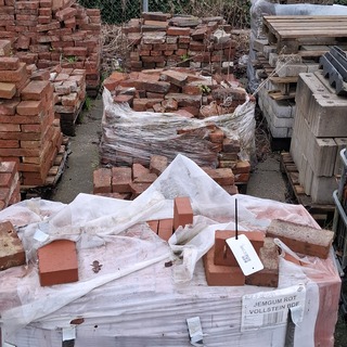 Partij diverse metselstenen op 5x pallet