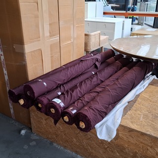 7x Rol Gladde gordijnstof, Lichtdicht