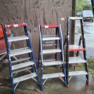 2x Werktrap met keukentrap