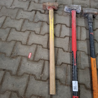 4x Voorhamer met stootijzer