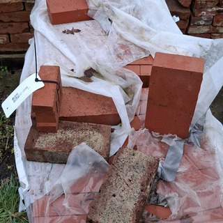 Partij diverse metselstenen op 5x pallet