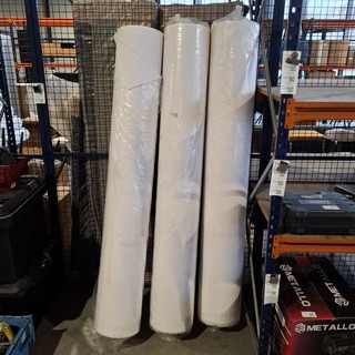 3x Rol Stof voor stucloper en spatkleden