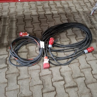 2x Krachtstroom verlengkabel 32A