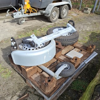 Aanhangeras met 2x wiel WAP, WAG 085 L