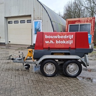 Compressor aanhanger, Atlas Copco, Anssems, A-S 1450, 1990