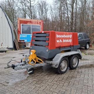 Compressor aanhanger, Atlas Copco, Anssems, A-S 1450, 1990