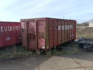 32 m³ Haakarm afzetcontainer met deksel, 2000