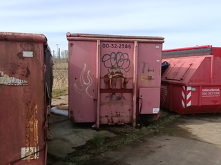 32 m³ Haakarm afzetcontainer met deksel, 2000