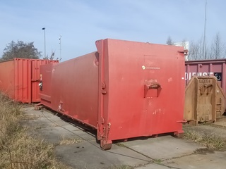22 m³ haakarm afzet perscontainer, 2016